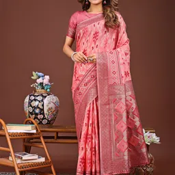 Astita Woven Design Zari Saree-image-90