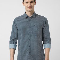 Peter England Casuals Men Spread Collar Floral Printed Cotton Casual Shirt-picture-48
