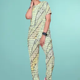 SAKARMAA Women Green Printed Co-Ord-picture-21