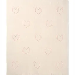 THE BABY TRUNK Pink & Beige Geometric Pure Cotton Mild Winter Single Bed Blanket-image-16
