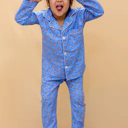 Biglilpeople Unisex Kids Printed Night suit-picture-24