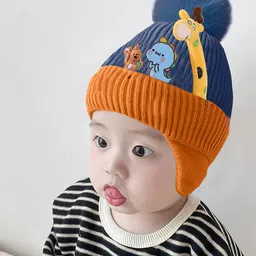 SYGA Unisex Kid Self Design Woollen Beanie-picture-18
