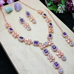VATSALYA creation Women Blue Jewellery Set-image-61