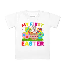 Arvesa Kids Typography Printed Applique T-shirt-picture-31