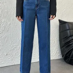 Kotty Women Straight Fit High-Rise Stretchable Jeans-image-95