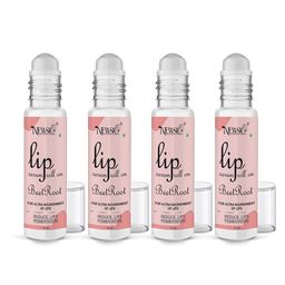Newsio Set Of 4 Roll On Lip Serum For Pigmentation - 10 ml Each - Beetroot-18