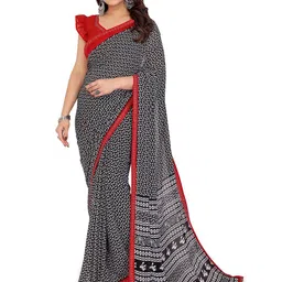 Moda Rapido Floral Printed Beads and Stones Saree-picture-37