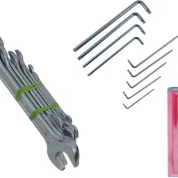 Professional Hand Tool Kit Spanner, Allen Key Set & Cutter Hand Tool Kit-0