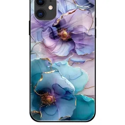 QRIOH Floral Printed iPhone 12 Back Case Mobile Accessories-picture-54