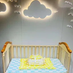 Fareto Infants Printed Cotton Baby Bed Set-51