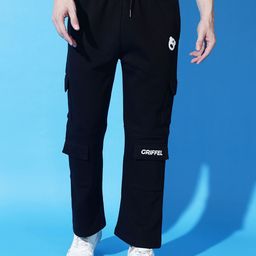 GRIFFEL Men Mid-Rise Track Pants-image-8