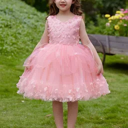 LULU & SKY Girls Self Design Fit & Flare Dress-29