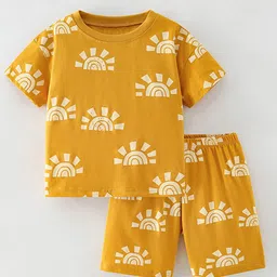 Xsole Boys Printed Round Neck T-Shirt With Shorts-picture-21