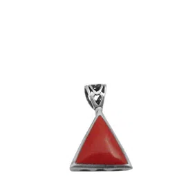GenZcomplex Silver-Plated Triangular Pendants image 1