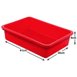 Kuber Industries Red Rectangular Organizers image 3