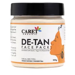 CARET ORGANIC 3Pieces Vit C Cream & Soap & De-Tan Face Pack- 50g & 75g & 100g image 2