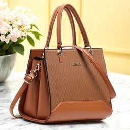 Exotic Women Solid Shopper Leather Satchel Bag-8