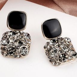 DIVASTRI Gold Alloy Earrings-3