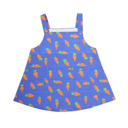 YK Girls Conversational Print A-Line Sleeveless Knee Length Dress-image-38