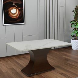 casacraft from pepperfry Artis Marble Top 6 Seater Dining Table-picture-17