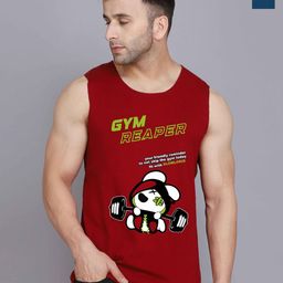 SLOWLORIS Men Pack of 2 Printed Bio-Wash Combed Cotton Innerwear Gym Vest-picture-5