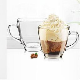 Somil Style Transparent Glass Tea / coffee Serving Cup, Set of 2, 180 Ml, Clear-image-37