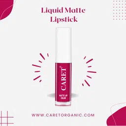 CARET ORGANIC Set Of 3 Super-Pigmented Liquid Matte Lipsticks - 2 ml Each - 5 - 7 - 3 image 4