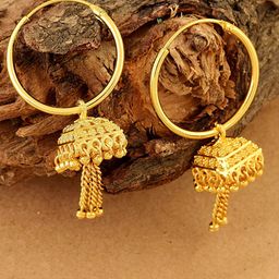 MEMOIR Classic Jhumkas Earrings-10