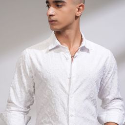 HIGHLANDER Men Slim Fit Opaque Casual Shirt-image-41