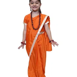 Kaku Fancy dresses Girls Vanvasi Seeta Saree With Blouse-image-45
