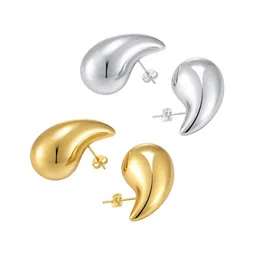 MEENAZ Teardrop Shaped Studs Earrings-11