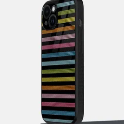 macmerise Geometric Printed iPhone 14 Back Case Mobile Accessories-image-75