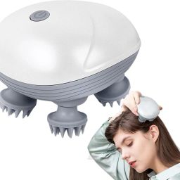 4beauty Therapy 3-Speed Electric Head & Scalp Massager – Rechargeable Handheld Massager Massager for Hair Growth, Deep Cleaning & Relaxation Massager-image-44