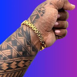 Dynamic Retail Global Gold Stainless Steel Bracelet-image-98