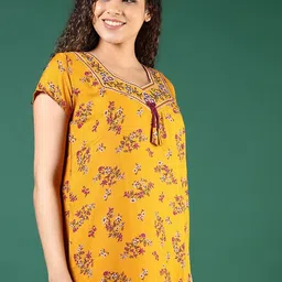 V-Mart Floral Printed Maxi Nightdress-image-53