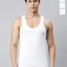 CAVENDERS Pack Of 4 Cotton Basic Vests soft White Premium quality Dno-v115st-image-46