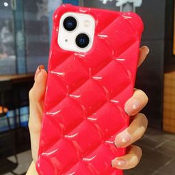Luxury Kase Geometric Printed iPhone 13 Mini Back Case Mobile Accessories-28
