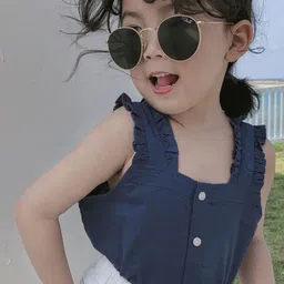 LULU & SKY Mandarin Collar Cotton Top-picture-17