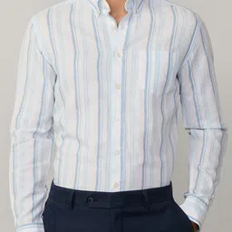 HACKETT LONDON Men Striped Casual Shirt-image-2