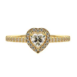 VALANOVA Women Sterling Silver Plated with 0.5 CT Certified Lab Grown Diamond Ring 1.31gm-image-78