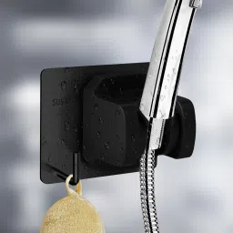 Bathroom No-Punching Adhesive Wall Mounted Adjustable Hand Shower Holder Pack 1 Fixed Mount-picture-22