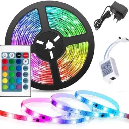 66 LEDs 10 m Multicolor Color Changing Strip Rice Lights-17