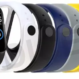 AUDICE COMBO OF 6PCS SOFT SILICON BAND STRAP FOR XIAOMI MI BAND 5 AND XIAOMI MI BAND 6 Smart Band Strap-5