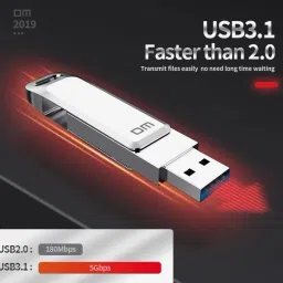 DM PD168 64GB USB 3.1 Type C High-Speed Metal Pendrive for PC, Laptop, Mac Book 64 GB OTG Drive Compatible with Tablet, Desktop Computer, Tablet, Netbook, Mobile, Audio Player, Television USB 3.1 Metal Case image 4