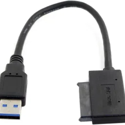 ULTRABYTES SATA to USB Adapter Cable for 2.5 inch (6.35 cm) SSD & HDD USB 2.0 to 13 pin SATA Adapter USB 2.0 SATA III Hard Drive Adapter Cable USB Cable-image-68
