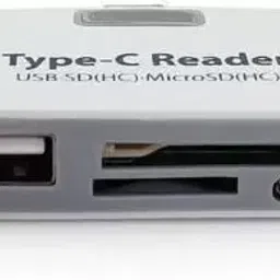 TECHGEAR 3 in 1 USB 3.1 Type C USB-C TF SD Card Readers Memory Card Reade Card Reader image 3