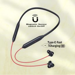 65 Hours Playtime Wireless Neckband headphones Earphone Bluetooth_KU Bluetooth & Wired Headset-image-12