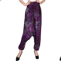 narnari Printed Rayon Women Harem Pants-picture-2