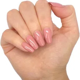 Quick Drying Glossy Finish Long Lasting nail paint Light pink-image-24