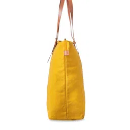STRAP IT Yellow Structured Shoulder Bag with Quilted image 5